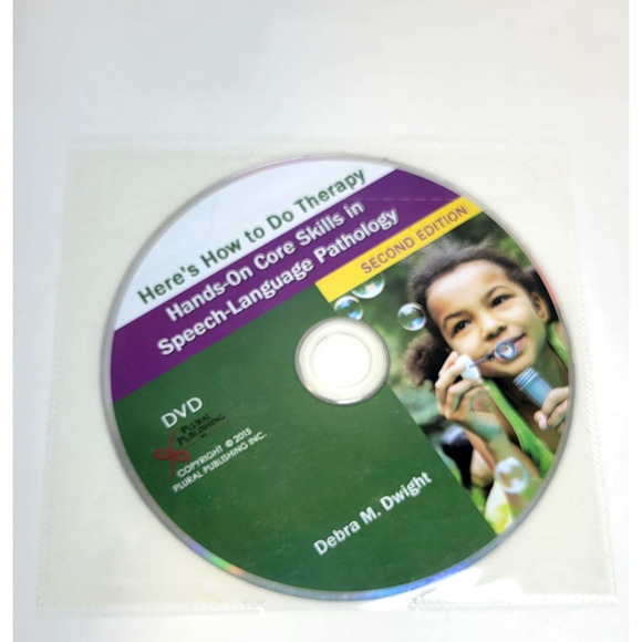 Here's How To Do Therapy 2nd Edition Dwight SLP Textbook DVD Plural Publishing - Picture 5 of 16
